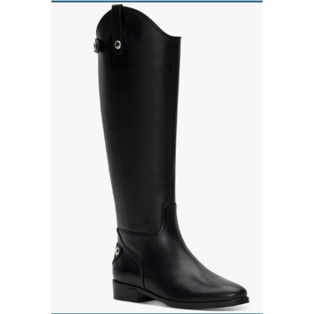 INC International Concepts Aleahl Black Riding Boots Women's Size 7M New in Box
